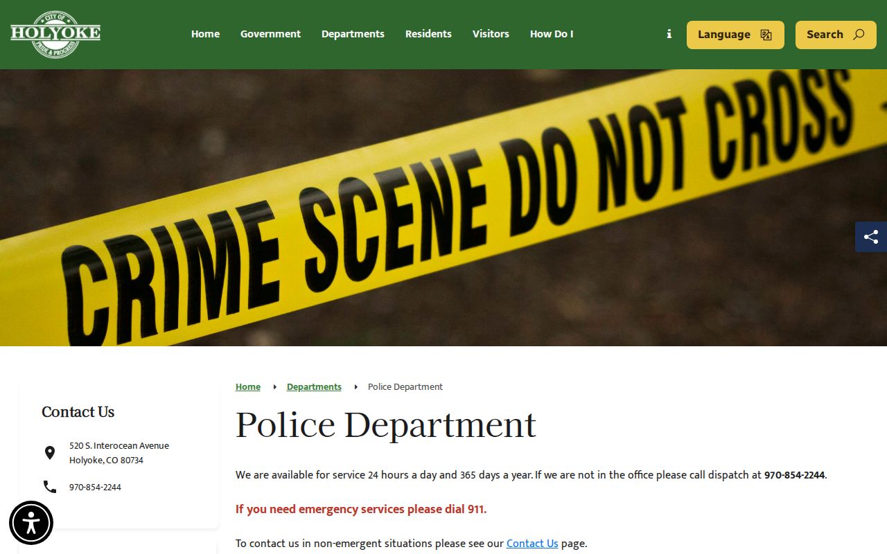 Phillips County arrest warrant police contact page